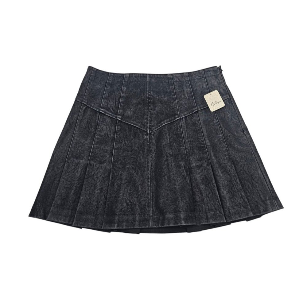 Free People Black Mini Skirt